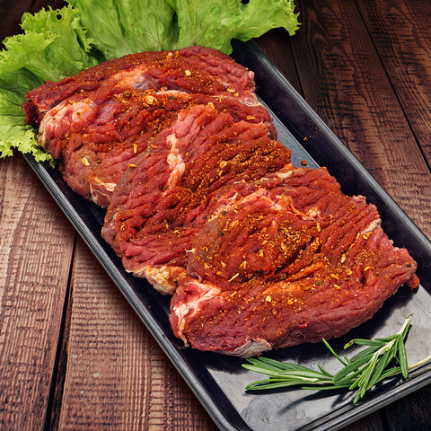 Wildsteak vom Wildschwein mit Trockengewürz