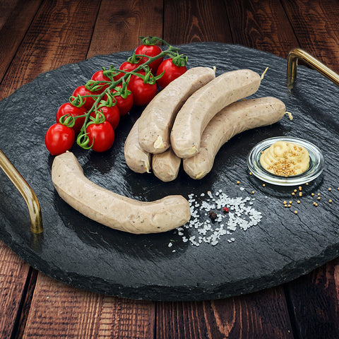 Rostbratwurst gebrüht