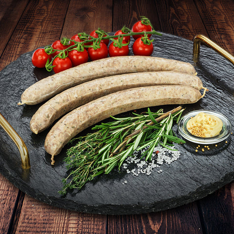 Wildbratwurst gebrüht